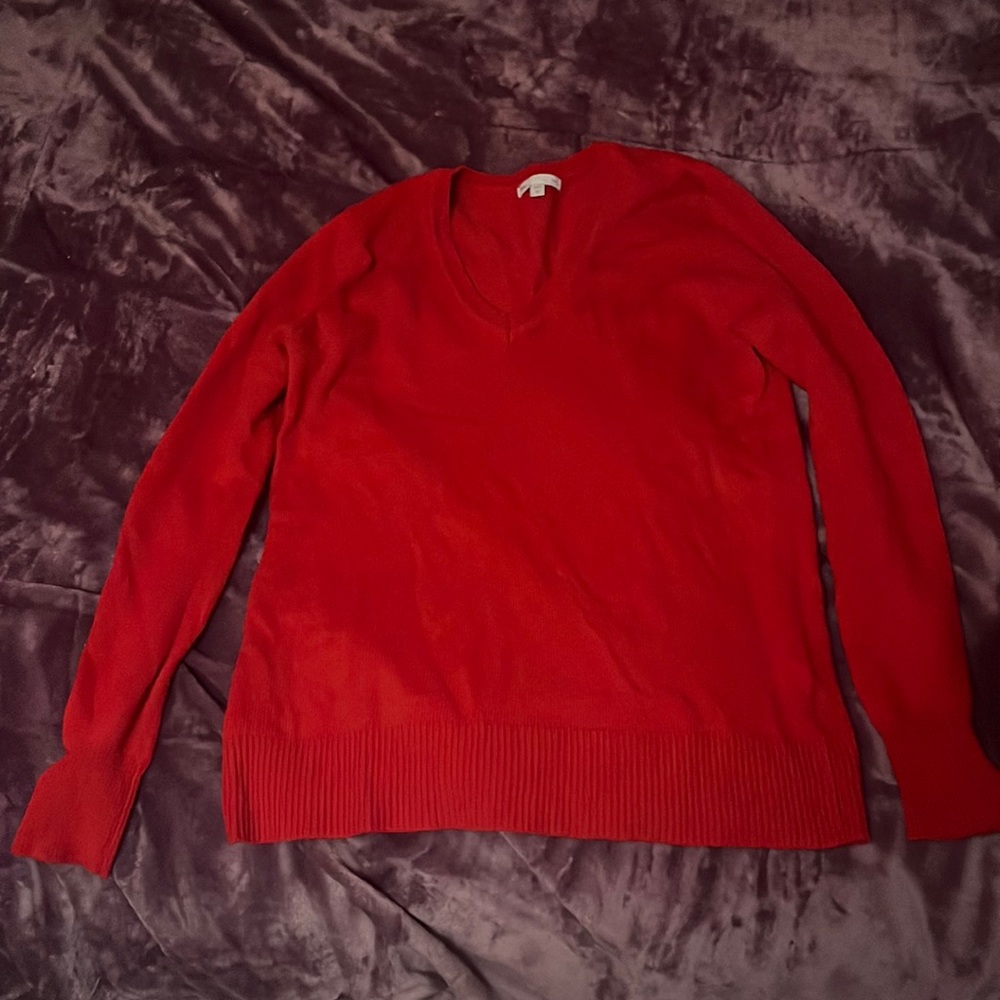red gap sweater